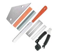 herramientas para hacer guitarras Regla Niveladora De Guitarra, Almohadilla Para Pulir Piedra, Juego De Herramientas Para Guitarra, Accesorios Para Instrumentos, Tres En Uno