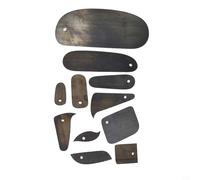 Herramientas para hacer violonchelo - Kit de luthier de 11 piezas con raspador de varias funciones y tabla para reparación y mantenimiento de instrumentos de cuerda, color negro