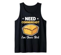 Herramientas para hornear pan de maíz para hornear tu niña panadero de maíz Camiseta sin Mangas