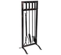 Herramientas para la Chimenea de Metal Negro Set 5 30.5x27x79.5h cm
