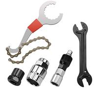 Herramientas para la Reparación de Bicicletas Herramienta de Extracción de Cassette Extractor de Pedalier/Extractor de Manivela/Llave eje Pedalier/Látigo de Cadena/Removedor de Cassette de Rueda Libre