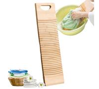 Herramientas para lavar la ropa a mano | Pequeña estación portátil de madera con patrón ondulado | Dispositivo de limpieza eficiente para el hogar, escuela, lavandería y viajes