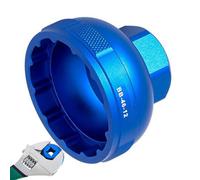 Herramientas para llave de pedalier para bicicletas - Tapa de pedalier de aleación de aluminio de 40,2 cm | Extractor con adaptador de enchufe | Herramientas para quitar manivela bicicletas de montaña