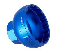 Herramientas para llave de pedalier para bicicletas - Tapa de pedalier de aleación de aluminio de 40,2 cm | Extractor con adaptador de enchufe | Herramientas para quitar manivela bicicletas de montaña