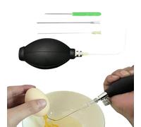 Herramientas para soplar huevos: herramientas para perforar huevos de Pascua, decoración de utensilios y uso de perforación en manualidades, tallado en madera, fabricación de decoraciones, niños