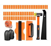 Herramientas para Suelo Laminado | Set de Bloque de Golpeo con Mazo | Kit de Instalación de Suelo de Madera,para Taller Hogar Rodapié Tabla Proyecto Preparación Subsuelo Subbase Madera Dura