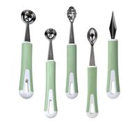 Herramientas para tallar frutas, práctico utensilio de cocina, tallador de frutas de acero inoxidable, para amantes de la miel, sandía, Galiamelone, principiantes,