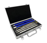 Herramientas Para Torno De Madera | Portaherramientas Para Torno Metálico,Juego Multifuncional De Acabado Detallado Metálico Para Trabajo Madera Y Metal Torneado Ranurado Roscado Corte