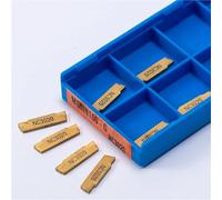 herramientas para tornos, 10 piezas MGMN150 MGMN200 PC9030 NC3020 NC3030, insertos de ranurado for herramienta torneado, cuchilla for externa MGMN 150 200, soporte(MGMN200 NC3030)