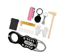 Herramientas portátiles de comprobación de dinero de 4 x 5 pulgadas con precisión estándar de laboratorio para pubs y monedas raras ABS juego de verificación de monedas