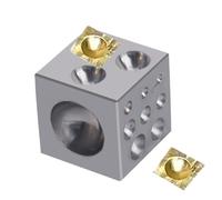 Herramientas Splenor - Acero 4x4x4cm | Bloque de Domado con conformación de precisión, fabricación de joyas, conformado de metal, Herramienta de domado | Taller de joyería DIY Orfebre Orfebre