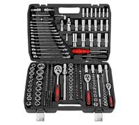 Herramientas Taller Mecanico Juego De Herramientas Reparación Automóviles Con Llave Tubo, 216 Piezas, Kit Manuales, Caja, Estuche Almacenamiento Reparación para Automóvil