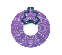 Herramientas Técnicas Para Guitarras Círculo De Quintas Rueda Progresión De Acordes De Guitarra Melodía Herramientas De Luthier(Purple)