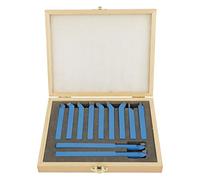 Herramientas Torno Metal 12mm, 11 Piezas Punta de Carburo Herramienta, Herramienta de Tornado para Metal, Juego Herramientas de Corte de Fresas para Torno Metal, Tornos Semiautomáticos y Automáticos