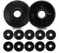 Herreicher Tapones Bastones Marcha Nordica - Puntas de Goma para Bastones de Senderismo Palos Trekking Bastones para Marcha Nordica 12PCS (Canasta de bastón de Trekking, 12)