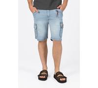 Herren Denim Cargo Shorts mit Seitentaschen Jeansshorts Timezone
