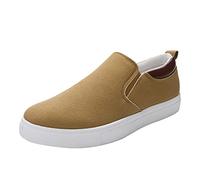 Herren Runner Sneaker Leicht StraßEnlaufschuhe Mode Einfachheit Walkingschuhe Rutschfest Dicke Sohle Tennisschuhe Ultra-Bequemer Workout Freizeitschuhe üBergangs Unisex Sportschuhe, caqui, 40 EU