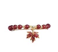 Herrenarmband Aus Brasilianischem Stoff 2024 Vergoldetes plattiertes Jade Glasarmband für Frauen Jade Perlenarmband Geschenke für Sie Ihn Oma Mutter Vater Buchstaben Brazalete compatible con Machen