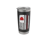 Herrero americano ama el herrero de metalurgia Vaso térmico de acero inoxidable de doble pared