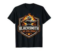 Herrero Fuego Acero Pasión Metalsmith Cita Slogan Camiseta