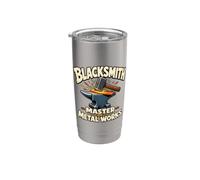 Herrero Maestro De Metal Works Forge Master Vaso térmico de acero inoxidable de doble pared