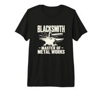 Herrero Master of Metal Works Ironworker Forge Camiseta Premium