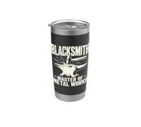 Herrero Master Of Metal Works Ironworker Forge Vaso térmico de acero inoxidable de doble pared