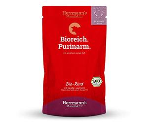 Herrmann's Selection Adult Organic Beef with Carrot - Low purine 150g