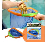Herrnalise Professional Pool Skimmer Net, Duty Pool Leaf Rake with Ultra Deep Fine Mesh Bag for Spa Pond, Fast Cleaning Tool for Inground & Above