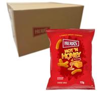 HERR'S - Aperitivos de queso Hot'n Honey - 12 x 113 g - Multipack