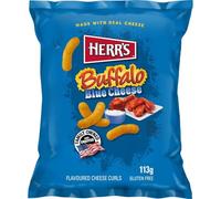 HERR'S - Tiras de queso Búfalo y queso azul - 1 X 113 GR (Paquete de 5)