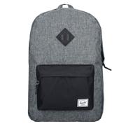 Herschel Heritage Rucksack, 46 cm, 21.5 L, Grey/Black