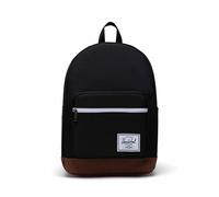 Herschel Mochila unisex, talla única, negro y marrón, Standard - 25L, Mochila Pop Quiz