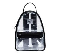 Herschel Nova Mini Mochila Unisex 28 cm, negro, transparente, Talla única, Bolsa: