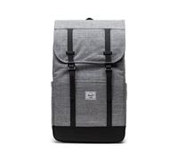 Herschel Retreat Backpack Mochila, Raven Crosshatch, Standard-23L Unisex Adulto