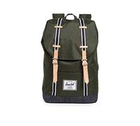 Herschel Retreat Rucksack, 43 cm, 19.5 L, Grey/Tan