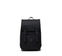 Herschel Supply Co. Herschel Retreat - Mochila pequeña, Tono sobre tono negro (edición limitada), Mini - 10L, Mochila Retreat
