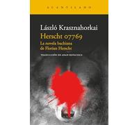 Herscht 07769: La novela bachiana de Florian Herscht: 396 (Narrativa del Acantilado)