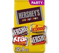 Hershey's Surtido de dulces de chocolate en miniatura de HERSHEY'S, bolsa de fiesta 1,01 kg