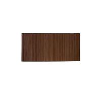 HERSIG - Alfombra Bambu - Alfombra Bambú Antideslizante para Interior y Exterior - Alfombras de Bambu Natural Tipo Tatami Japonés para Dormitorio, Terraza y Salón Alfombra Rectangular Caoba - 60x90cm