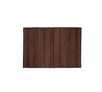 HERSIG - Alfombra Bambu - Alfombra Bambú Antideslizante para Interior y Exterior - Alfombras de Bambu Natural Tipo Tatami Japonés para Dormitorio, Terraza y Salón Alfombra Rectangular Caoba - 40x60cm