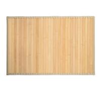 HERSIG - Alfombra Bambu - Alfombra Bambú Antideslizante para Interior y Exterior - Alfombras de Bambu Natural Tipo Tatami Japonés para Dormitorio, Terraza y Salón Rectangular Natural 80x110cm