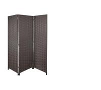 HERSIG - Biombo Separador Espacios | Paraban 3 Hojas Café - 170cm