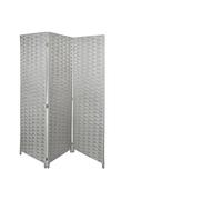 HERSIG - Biombo Separador Espacios | Paraban 3 Hojas Gris - 180cm
