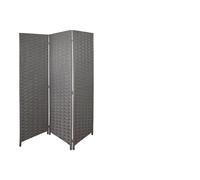 HERSIG - Biombo Separador Espacios | Paraban 3 Hojas Gris Oscuro - 170cm