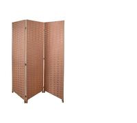 HERSIG - Biombo Separador Espacios | Paraban 3 Hojas Marrón - 180cm