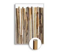 HERSIG - Cañizo Jardin Ocultacion - Cañizo Bambu (150x300 cm) - Valla Jardin Exterior - Malla de Ocultacion Natural Resistente para Terraza Jardines - Cubre Balcones y Protector Visual