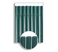 HERSIG - Cañizo PVC doble cara color verde | Valla ocultación patio, jardin,balcón (150X300cm)