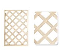 HERSIG - Celosias para Terraza Exterior - Celosia Madera Tipo Panel Color Natural (60x90cm) - Celosia Terraza - Decoracion Jardin Exterior - Celosias Decorativas Resistentes