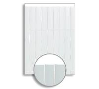 HERSIG - Malla Ocultacion Jardin | Cañizo PVC Blanco de 1 Cara para Exterior - 150 x 300 cm